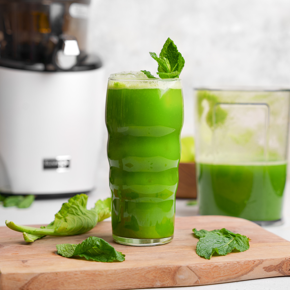 Homemade hot sale green juice
