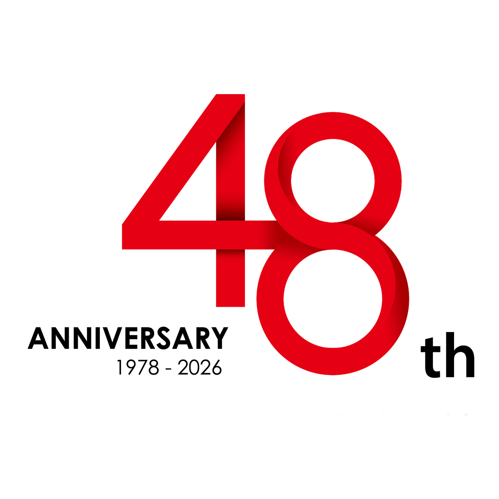 48th anniversary logo,from 1978-2026
