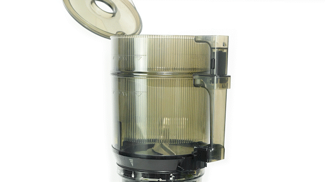 kuvings hands free slow juicer auto10 plus photo of layering from front
