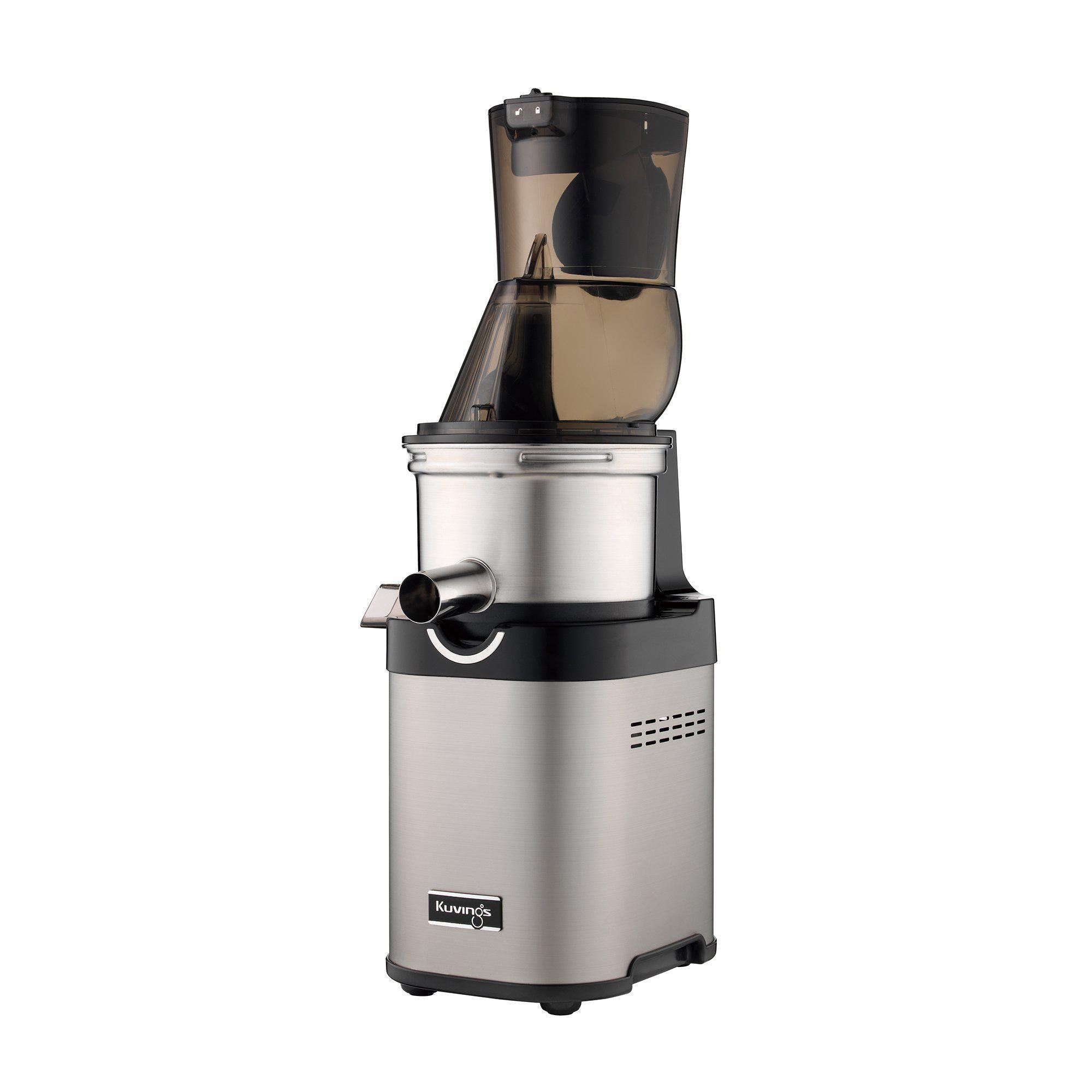 Whole Slow Juicer <BR>Master Chef CS700-Steel-Kuvings