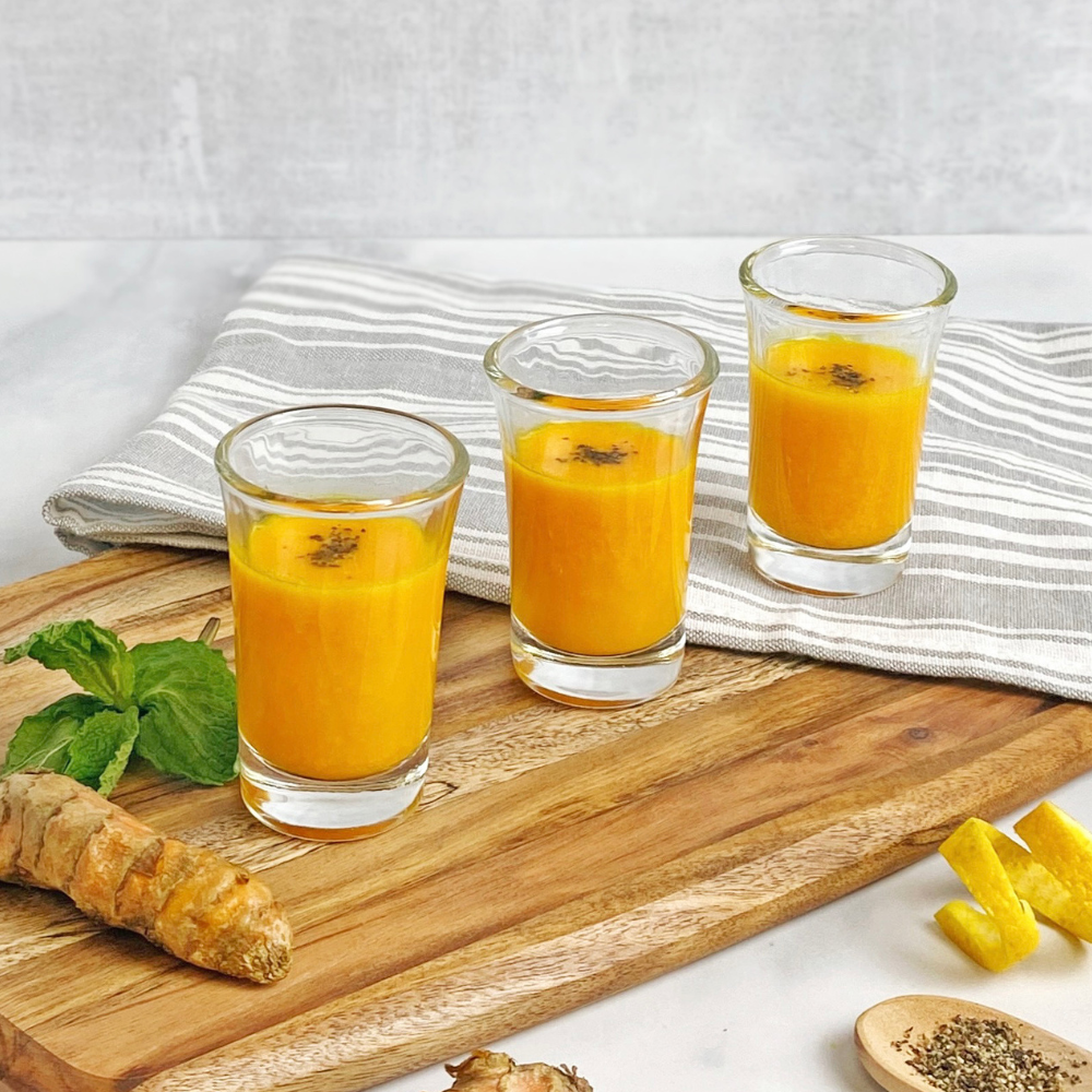 3 turmeric shots