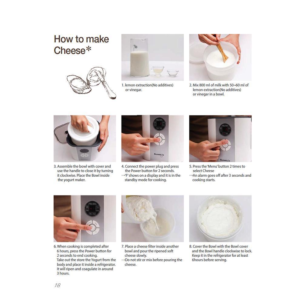 [M] Kuvings Greek Yogurt Recipe Book - ENGLISH-Kuvings